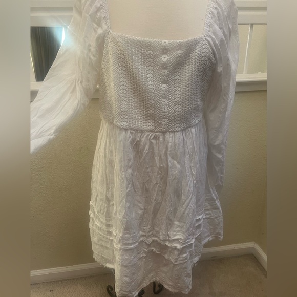 Pink Lily Take Your Time Cream Mini Dress - Picture 7 of 7